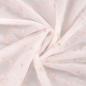 Preview: Tüll mit Blüten rosa